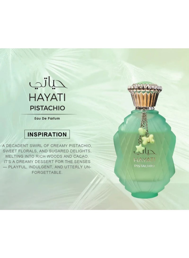 Milestone Hayati Pistachio For Women EDP 100ml - Image 4